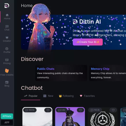 Dittin AI - c.ai Alternative [NSFW]