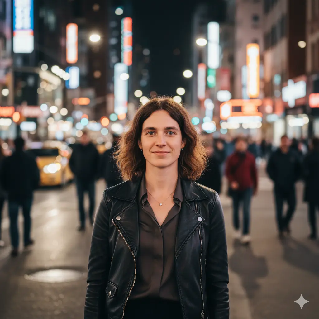 Motion Blur City Portrait - Dynamic Urban Photography