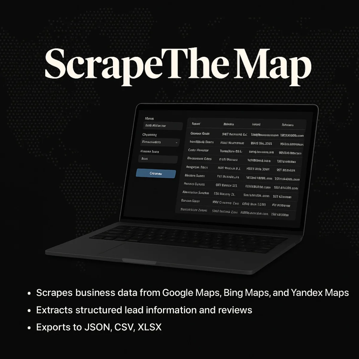 ScrapeTheMap